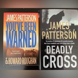 😎 Two new hardcover crime thriller novels by James Patterson